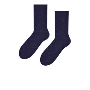 Pánské ponožky Steven 056-101 tmavomodrá 45-47