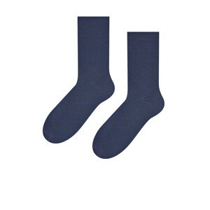 Pánské ponožky Steven 056-098 jeansová 45-47