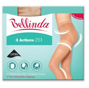 Punčochové kalhoty 3 ACTIONS tělová - BELLINDA tělová L