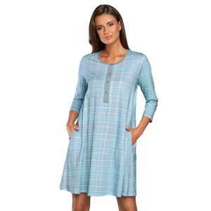 Těhotenská noční košile Italian Fashion Dalaja r.3/4 modrá xl