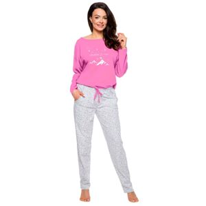 Dámské pyžamo 1190 Nadia  pink růžová XL