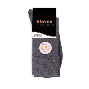 Ponožky z merino vlny Steven 130 m.grafit 44-46