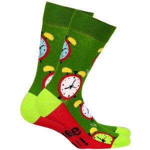 Vzorované pánské ponožky PERFECT MAN-CASUAL zelená 45/47