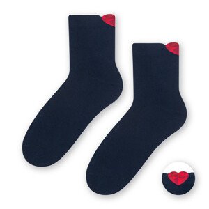 Dámské ponožky 136 tmavě modrá 35-37