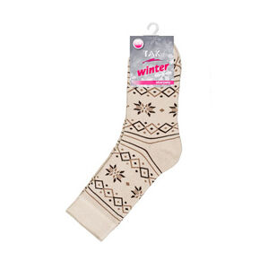 Dámské ponožky Tak Winter 1320 froté bílá 35-37