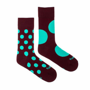 Veselé ponožky Fusakle diskoš bordó (--1083) M