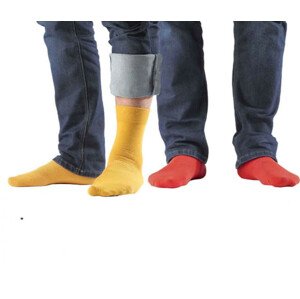 Pánské ponožky W94.N03 - Wola oranžová 45-47