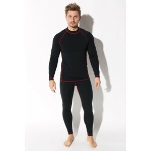 Pánské termoaktivní spodní prádlo komplrt - Edvard ORLOVSKI černo-červená M