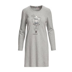 Vamp - Dámská noční košile s potiskem medvědů GRAY MELANGE M 13527 - Vamp