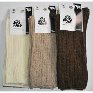 Ponožky s jehněčí vlnou Skarpol art.53 tmavě šedá 29-30