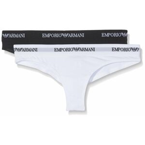Kalhotky 2pcs 163337 CC317 00911 černobílá - Emporio Armani černo-bílá XL