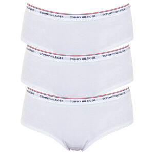 3PACK dámské kalhotky Tommy Hilfiger bílé (UW0UW00010 100) XS