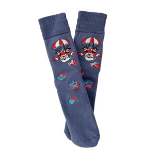 Dámské vánoční ponožky 2020 modrá - Gemini modrá 39-41