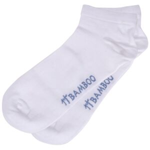 Ponožky Gino bambusové bílé (82005) XL