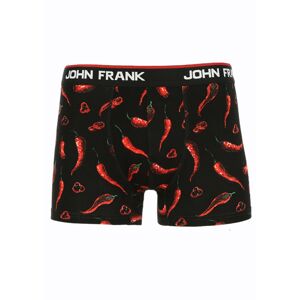 Pánské boxerky John Frank JFBD318 M Černá