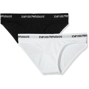 Kalhotky 2pcs 163334 CC317 00911 černobílá - Emporio Armani černo - bílá XL