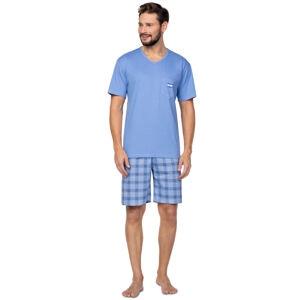 Pánské pyžamo 581  modrá L