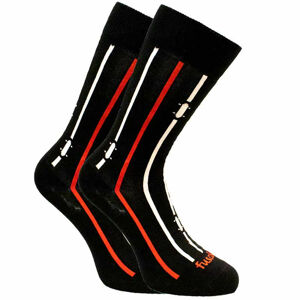 Veselé ponožky Fusakle na prkno černé (--0941) M