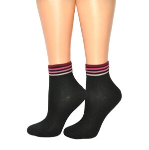 Dámské ponožky PRO Modal Women Socks 28603 tmavě modrá-tyrkysová 36-40