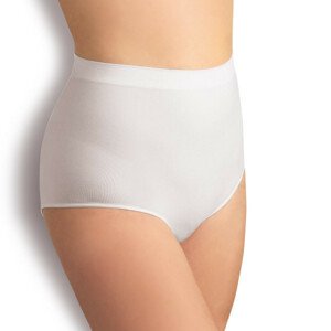 Kalhotky s vysokým pasem bezešvé Culotte maxxi Intimidea Barva: Bílá, Velikost: L