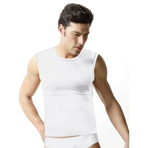 Pánské triko bezešvé T-shirt girocollo smanicata Intimidea Barva: Bílá, velikost M/L