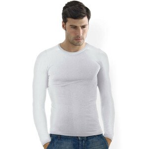Intimidea Pánské triko bezešvé T-shirt girocollo manica lunga Barva: Bílá, Velikost: L/XL