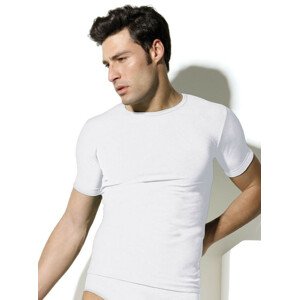 Pánské triko bezešvé T-shirt girocollo mezza manica Intimidea Barva: Bílá, velikost M/L