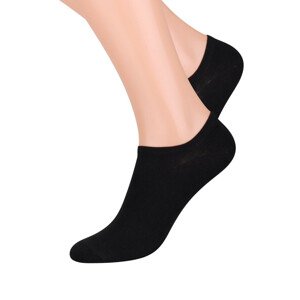 Pánské kotníčkové ponožky Steven 007 černá 35-37