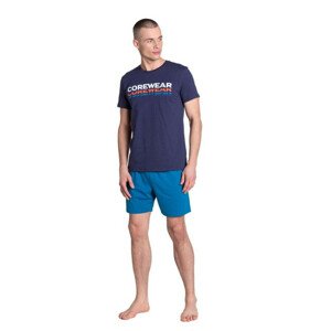 Pánské pyžamo Henderson 38870  XL Tm. modrá