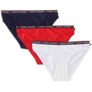 Kalhotky 3pcs UW0UW00043 vícebarevná T|O Tommy Hilfiger modro-bílo-červená S