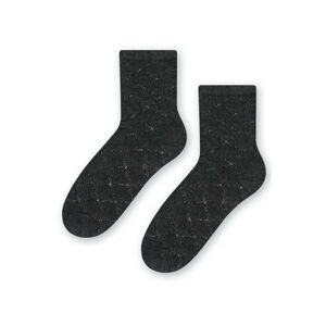 Dámské ponožky Steven 066-004 šedá žíhaná 38-40
