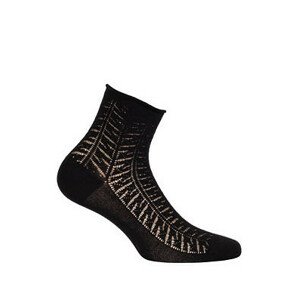 Dámské ponožky Wola W84.76p Ažurové, netlačící  aqua univerzální