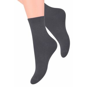 Dámské ponožky 037 dark grey - Steven šedá 38/40