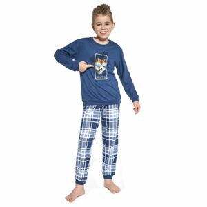 Chlapecké pyžamo 966/107 young - CORNETTE džínová 134/140