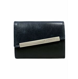 Dámská tmavě modrá kožená peněženka s asymetrickým zapínáním ONE SIZE