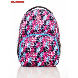 Školní batoh s barevnými trojúhelníky ONE SIZE
