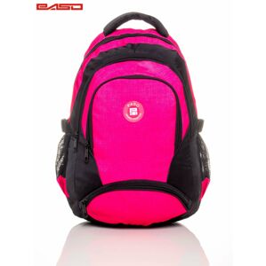 Růžový školní batoh s nášivkou ONE SIZE