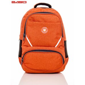 Oranžový školní batoh s nášivkou ONE SIZE