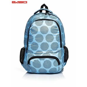 Modrý školní batoh s grafickým motivem ONE SIZE