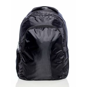 Černý školní batoh s kapsami ONE SIZE