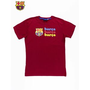 Červené pánské tričko s potiskem FC BARCELONA L