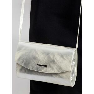 Stříbrná kabelka z ekologické kůže ONE SIZE