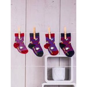 Praktické a roztomilé ponožky pro chlapce nebo dívku s veselými potisky. 11-12