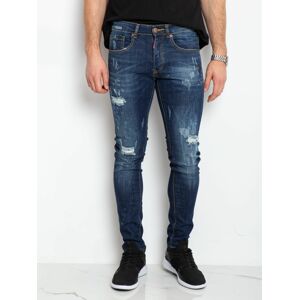 Pánské modré džínové kalhoty 28