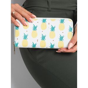Bílá ananasová peněženka ONE SIZE