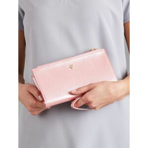 Dámská růžová peněženka s rukojetí ONE SIZE