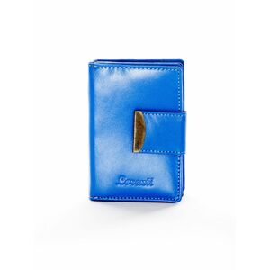 Peněženka s ozdobnou modrou chlopní ONE SIZE