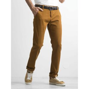 Světle hnědé pánské kalhoty 29