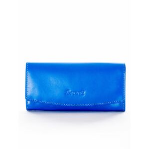 Kožená modrá peněženka ONE SIZE