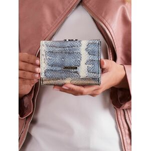 Dámská modrá kožená peněženka s mířidlem ONE SIZE
